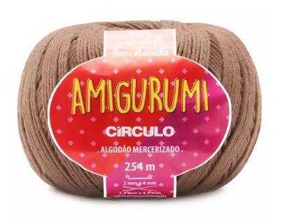 LINHA AMIGURUMI BEGE/MARROM